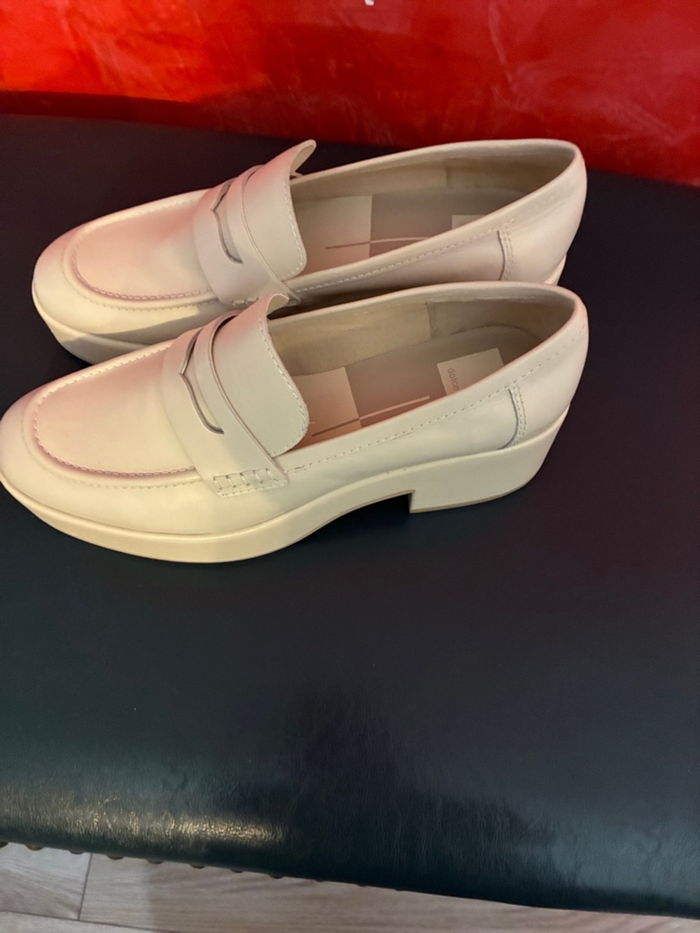 Dolce Vita Classic Cream Women's Platform Loafers